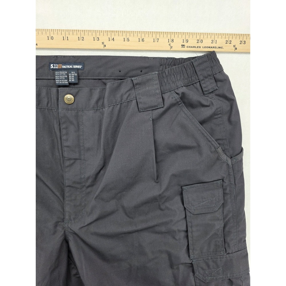 5.11 Tactical Taclite Pro Pants Mens 44x32 Black Ripstop Cargo Stretch 143 NWOT - Picture 3 of 11